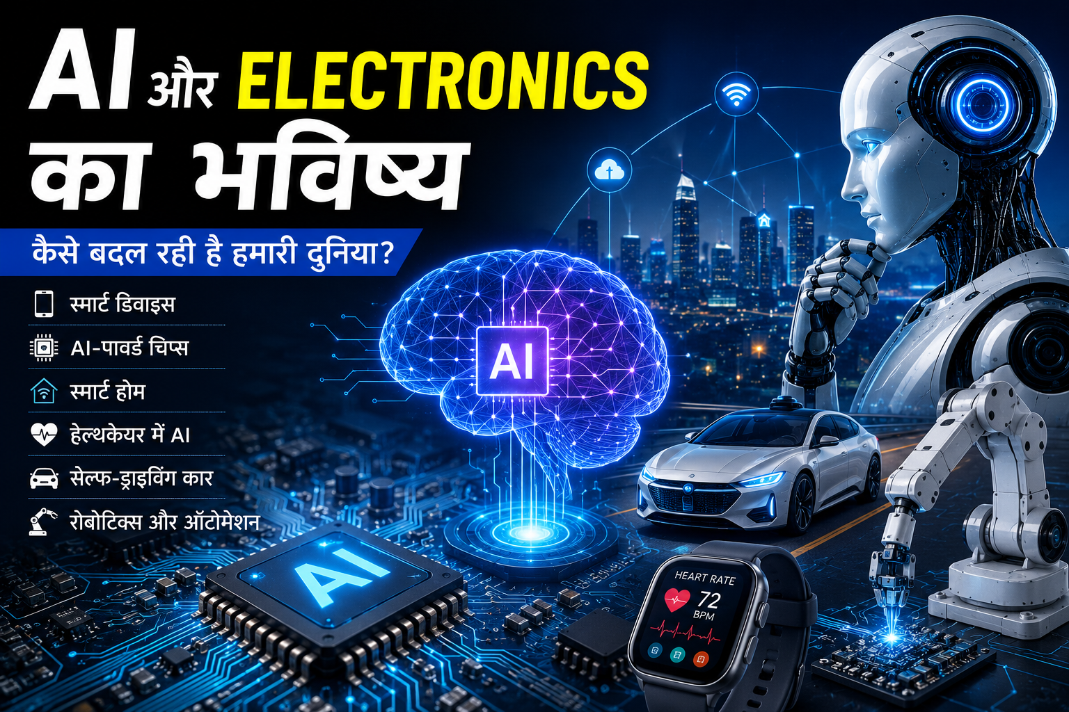 AI और Electronics का भविष्य: कैसे बदल रही है टेक्नोलॉजी की दुनिया?