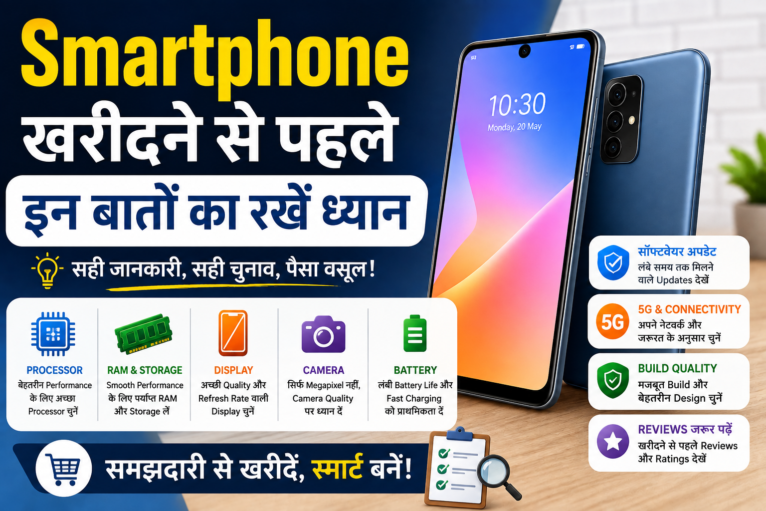 Smartphone खरीदने से पहले इन बातों का रखें ध्यान
