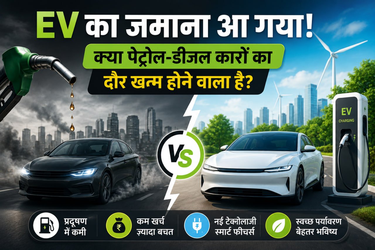 EV का जमाना आ गया! क्या पेट्रोल-डीजल कारों का दौर खत्म होने वाला है?