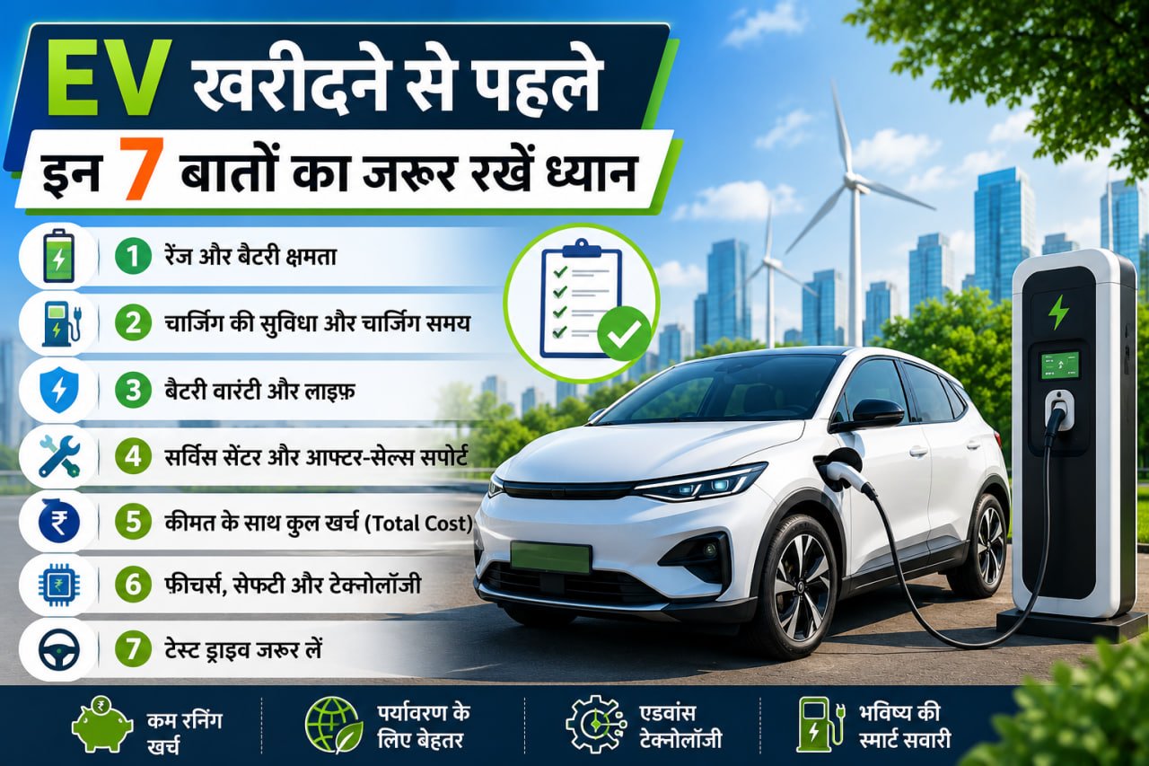 Electric Vehicle 2026 खरीदने से पहले इन 7 बातों का जरूर रखें ध्यान